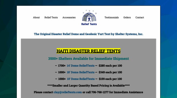 relieftents.com