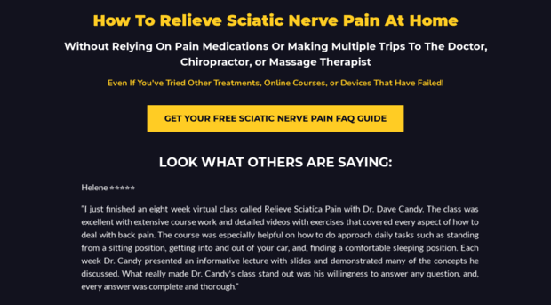 relievesciaticnervepain.com