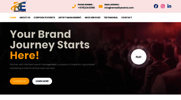 remedifyevents.com