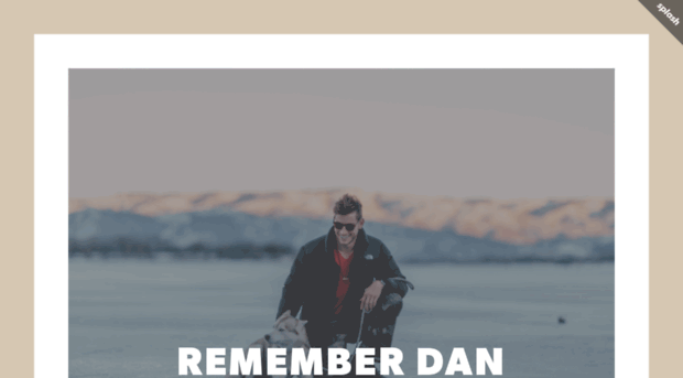 rememberdan.splashthat.com