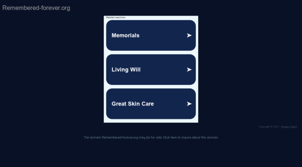 remembered-forever.org