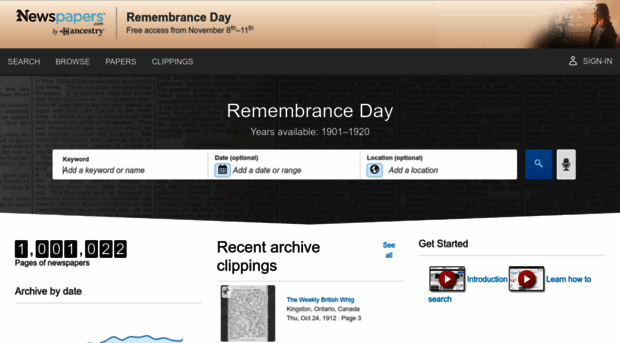 remembranceday.newspapers.com