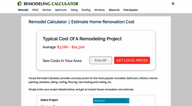 remodelingcalculator.org