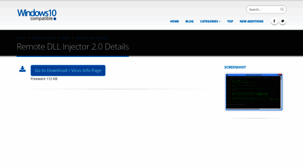 remote-dll-injector.windows10compatible.com