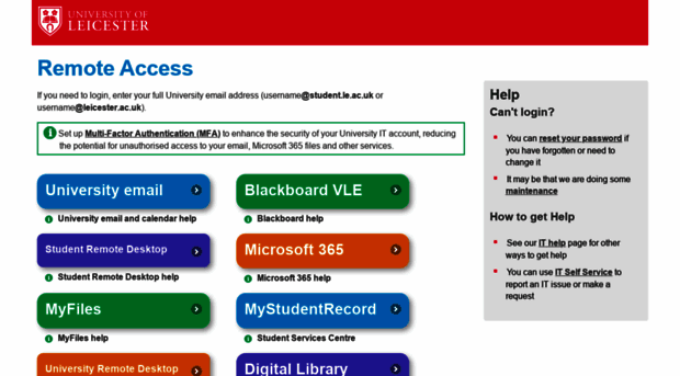 remote.le.ac.uk