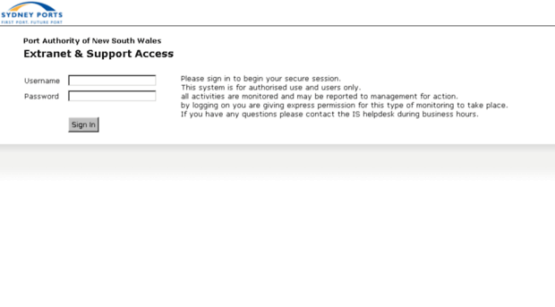 remotebay.sydneyports.com.au