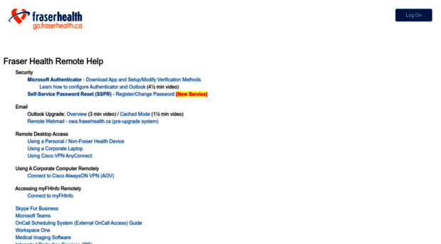 remotehelp.fraserhealth.ca