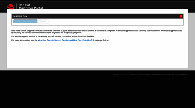 remotesupport.redhat.com