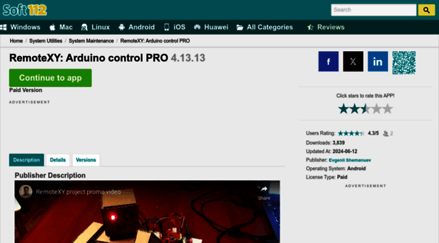 remotexy-arduino-control-pro.soft112.com