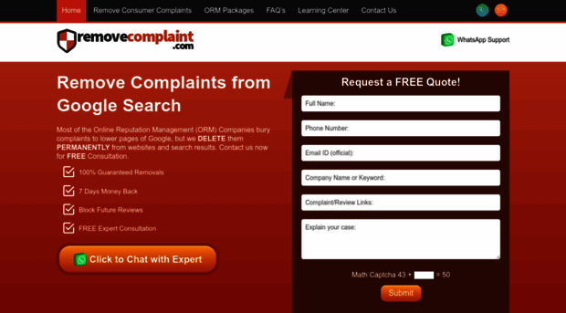 removecomplaint.com