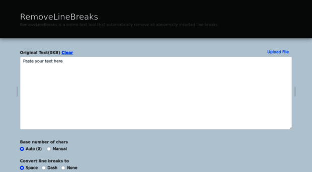 removelinebreaks.net