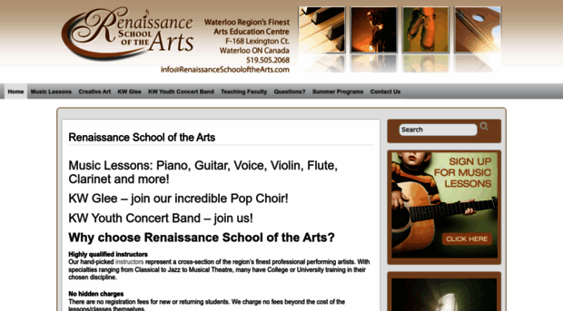 renaissanceschoolofthearts.com