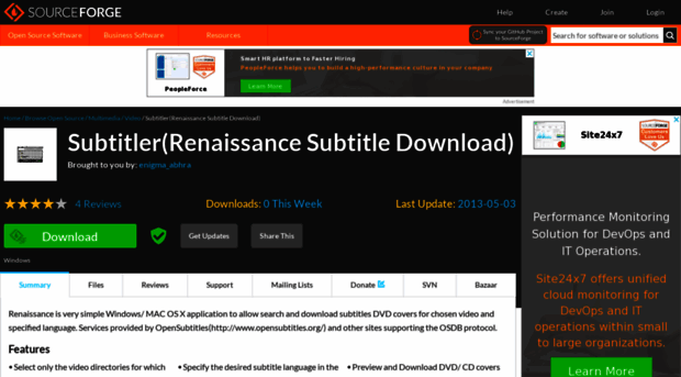 renaissannce.sourceforge.net