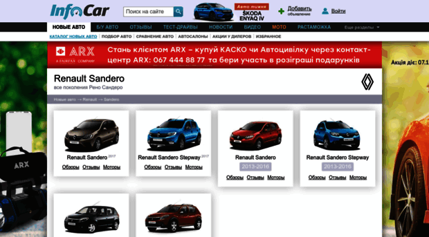 renault-sandero.infocar.ua