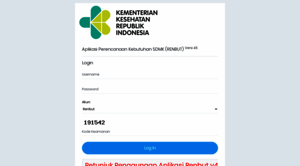 renbut.kemkes.go.id - Renbut - Renbut Kemkes