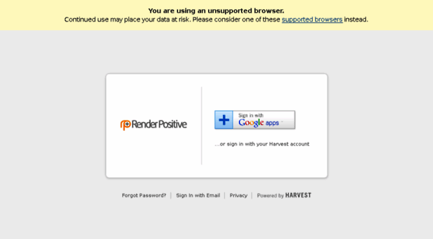 renderpositive.harvestapp.com