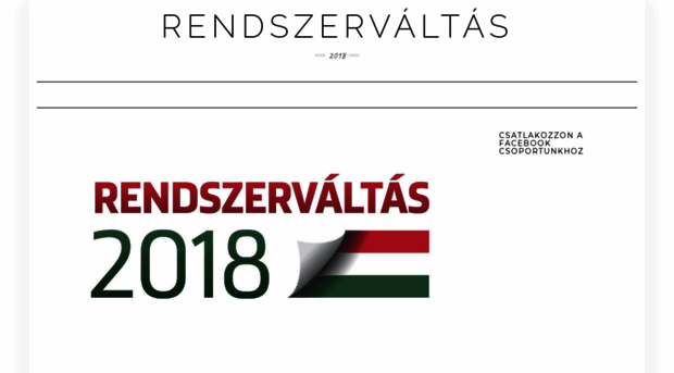 rendszervaltas2018.hu