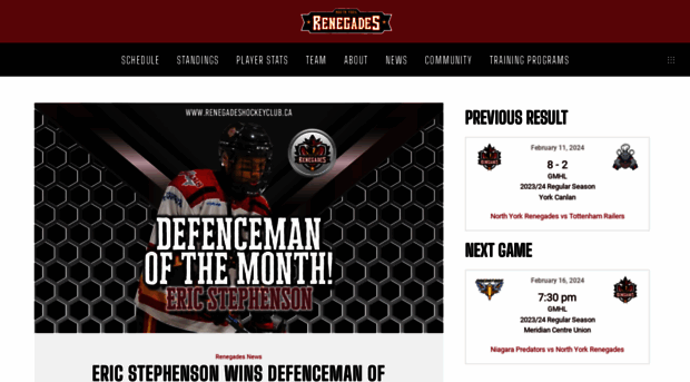 renegadeshockeyclub.ca