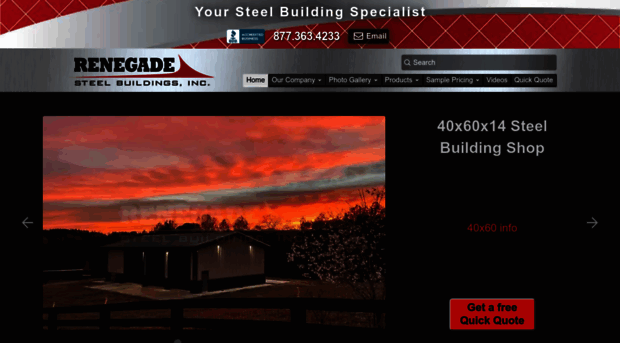 renegadesteelbuildings.com