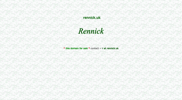 rennick.uk