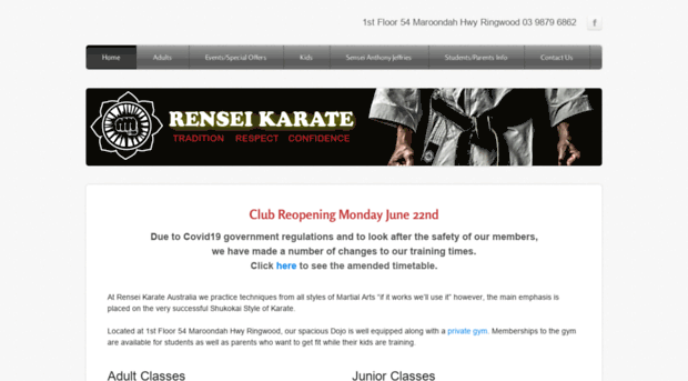 renseikarate.com