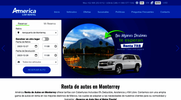 rentadeautosenmonterrey.com