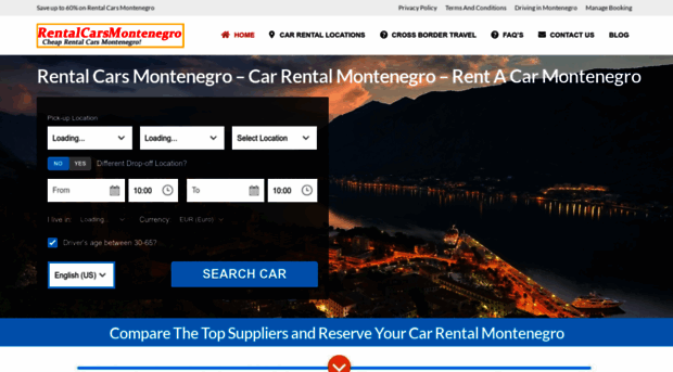 rentalcarsmontenegro.com