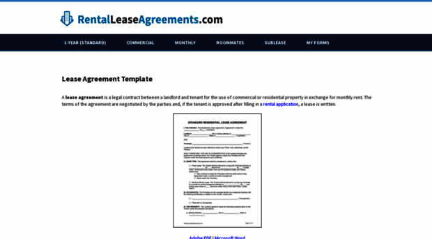 rentalleaseagreement.com