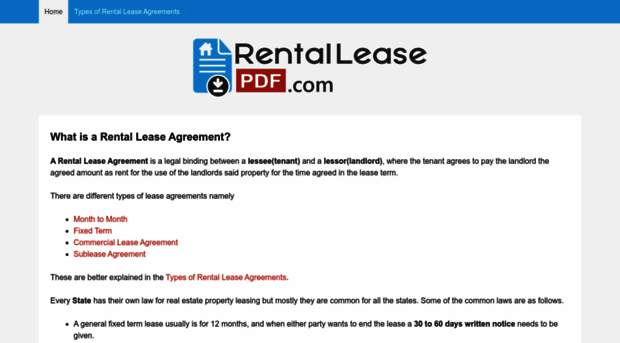 rentalleasepdf.com