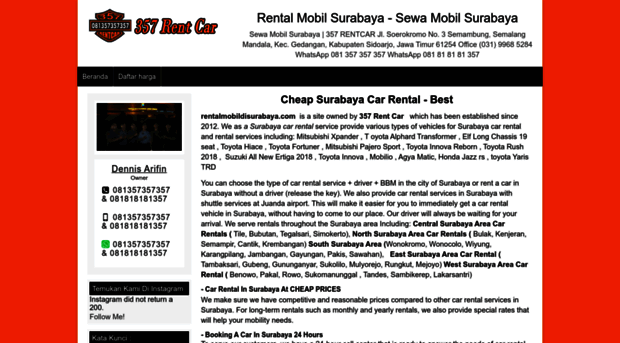 rentalmobildisurabaya.com