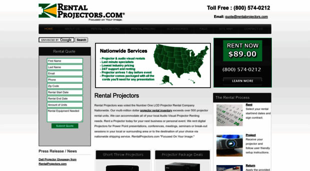 rentalprojectors.com