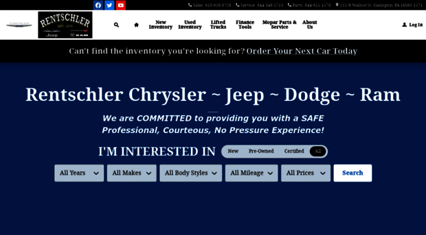 rentschlerchryslerjeepdodge.com