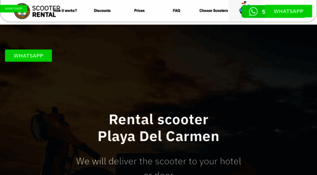 rentscooterinplayadelcarmen.com