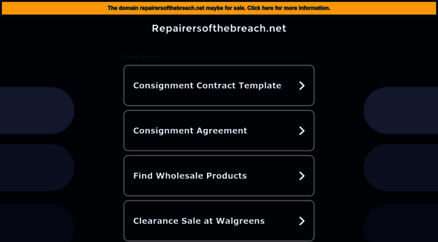 repairersofthebreach.net