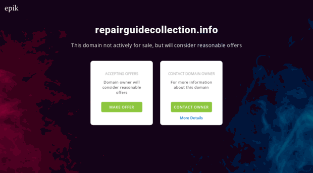 repairguidecollection.info