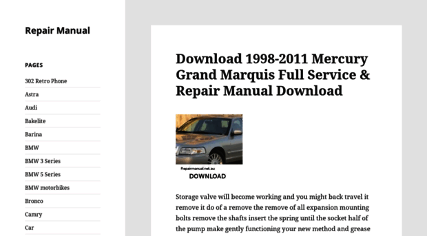 repairmanual.net.au