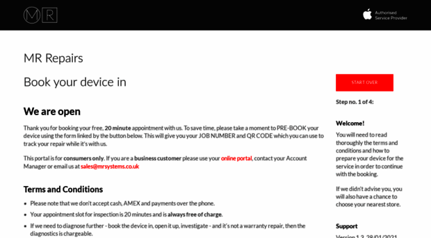 repairs.mrsystems.co.uk
