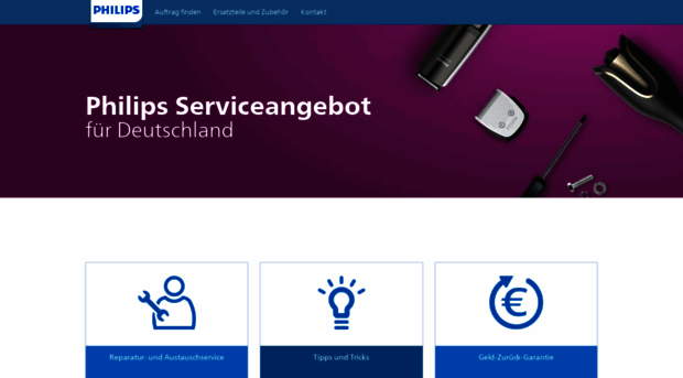 reparatur-service.philips.de