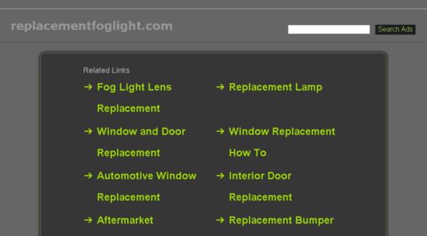 replacementfoglight.com