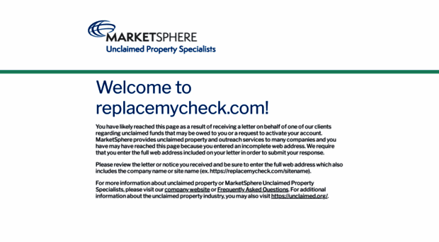 replacemycheck.com