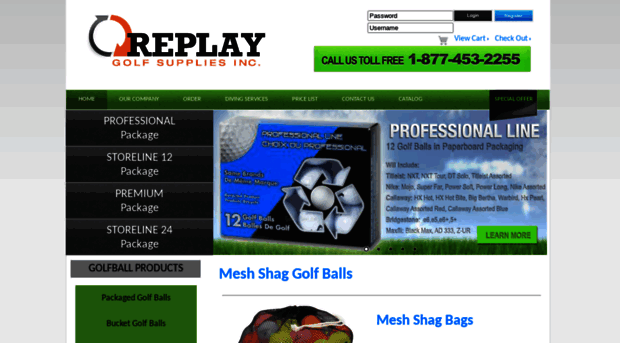 replaygolfballs.com