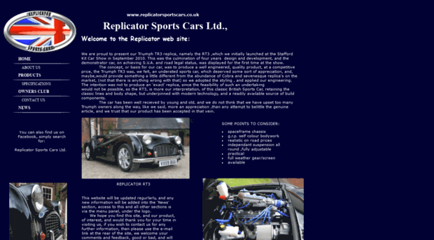 replicatorsportscars.co.uk