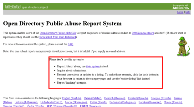 report-abuse.dmoz.org