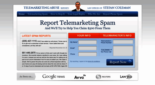 report-telemarketing-abuse.com