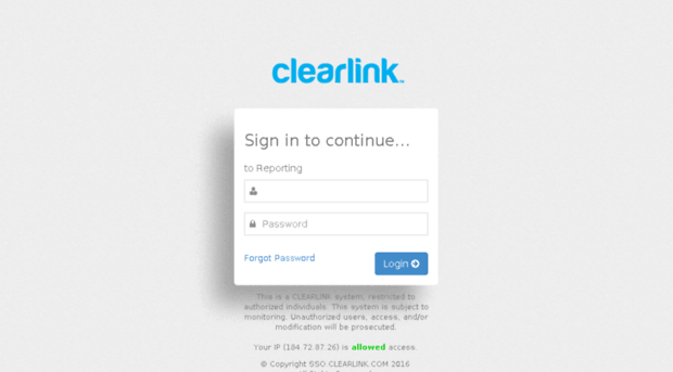 reporting.clearlink.com