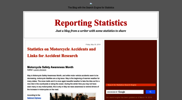 reportingstatistics.blogspot.com