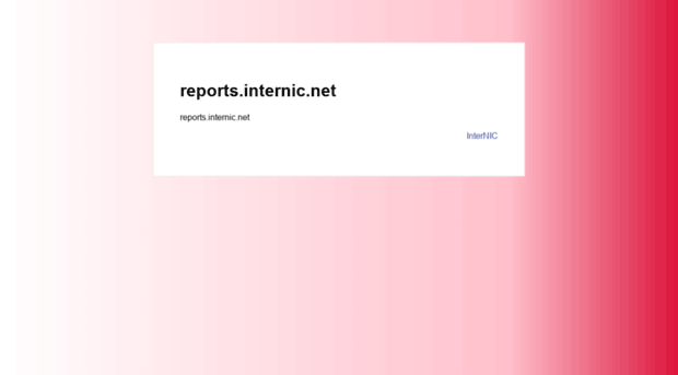 reports.internic.net