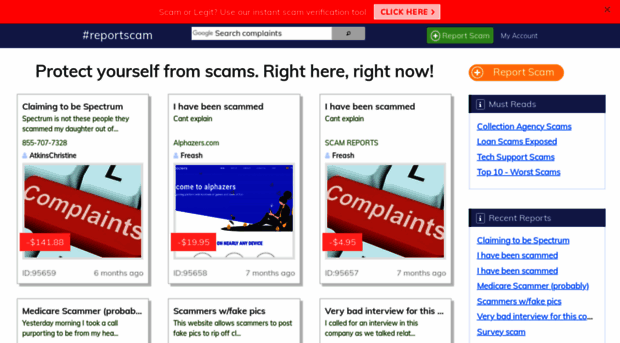 reportscam.com