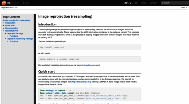 reproject.readthedocs.io