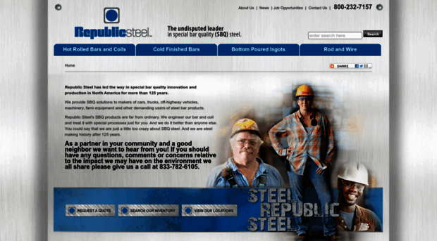 republicsteel.com